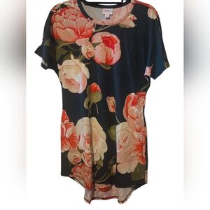 Floral Print Tunic Top